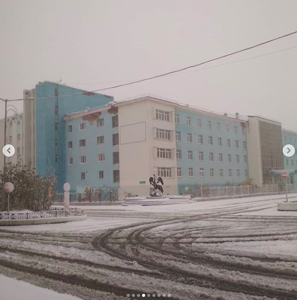 Снег в России