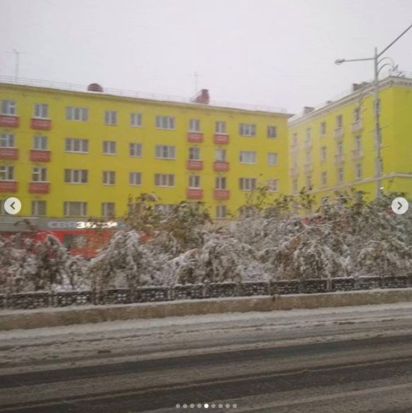 Снег в России