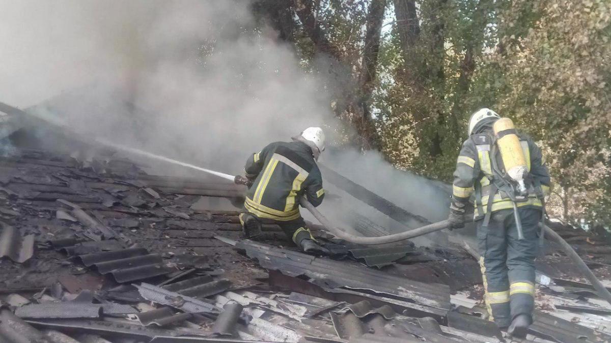 В Киеве сегодня был масштабный пожар