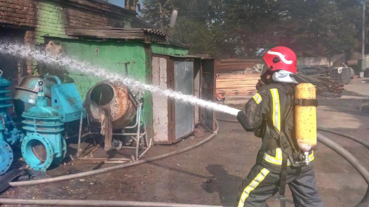 В Киеве сегодня был масштабный пожар