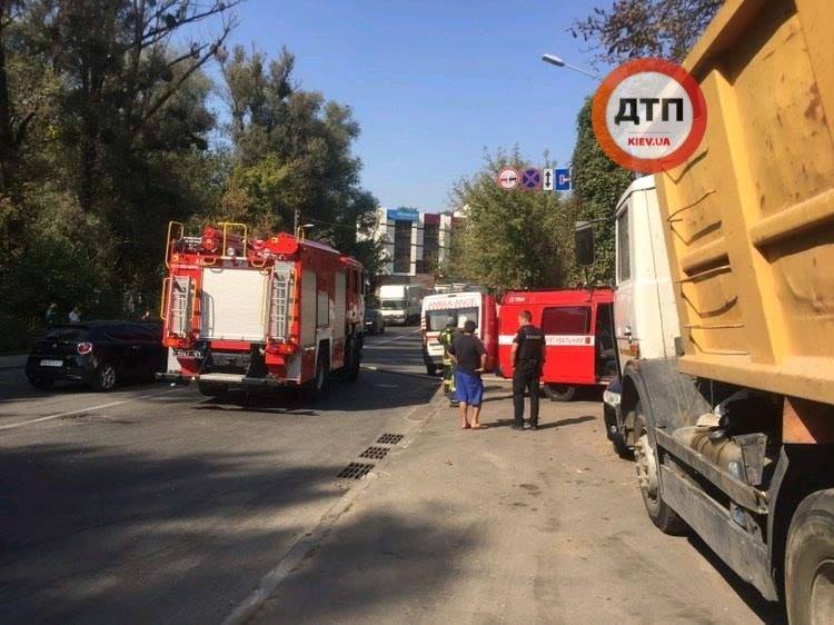 В Киеве сегодня был масштабный пожар