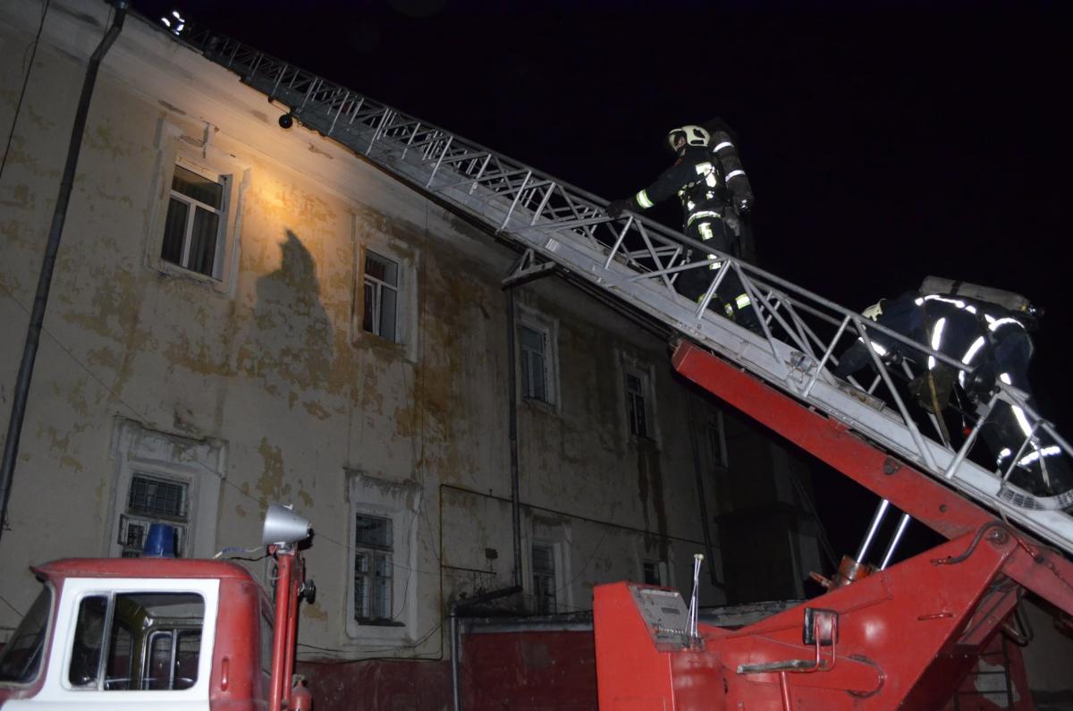 Пожар в Луцком гарнизонном военном госпитале