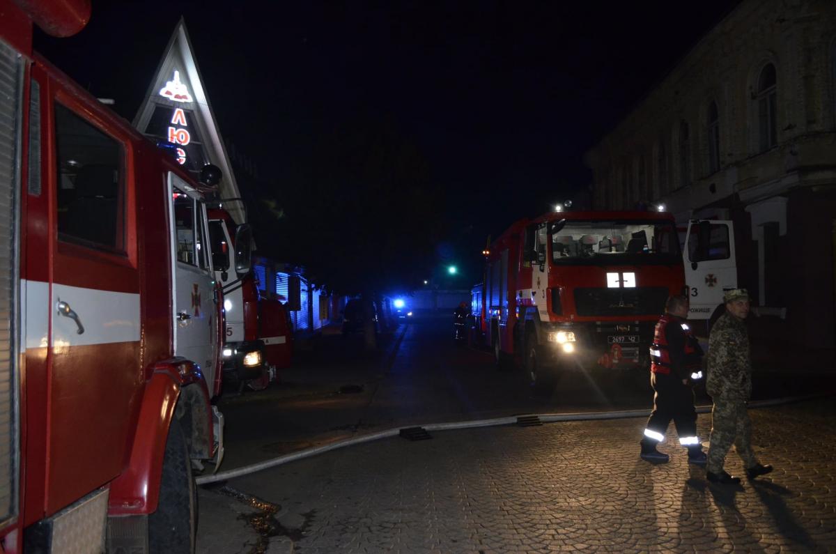 Пожар в Луцком гарнизонном военном госпитале