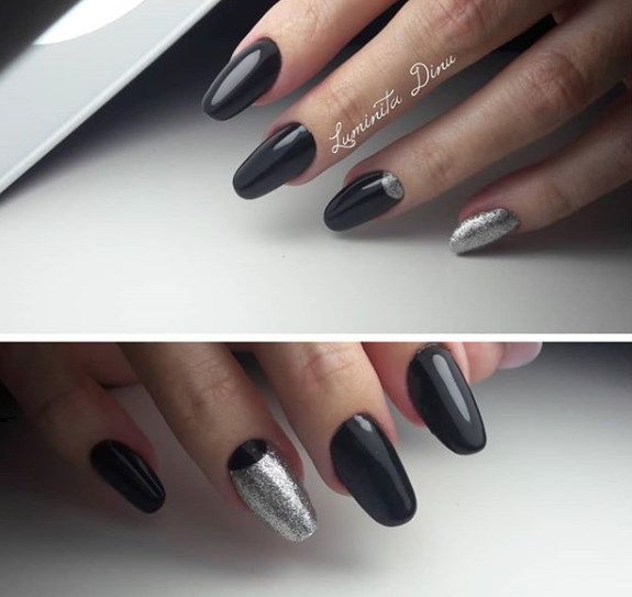 В моде черный маникюр