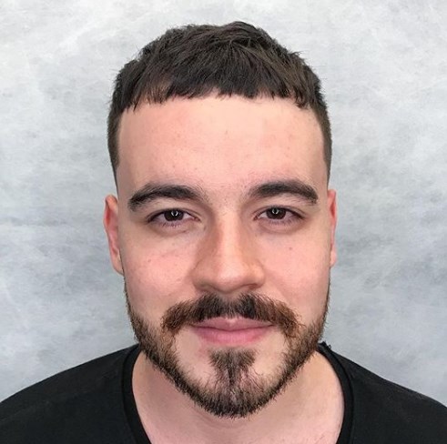 Мужская стрижка цезарь 2019