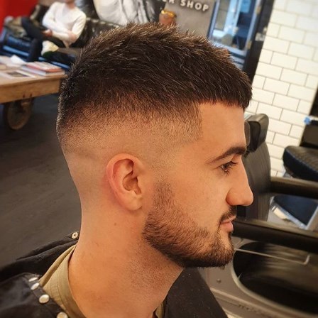 Мужская стрижка цезарь 2019