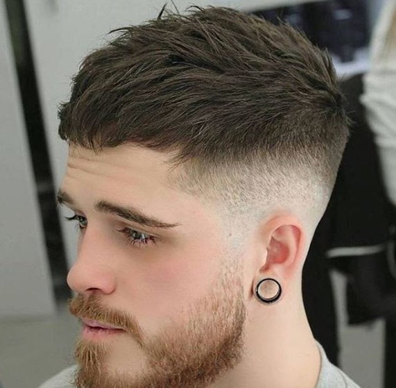 Мужская стрижка цезарь 2019