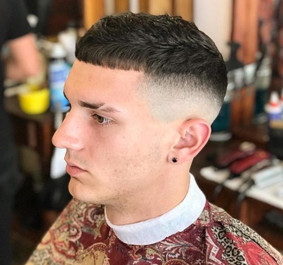 Мужская стрижка цезарь 2019