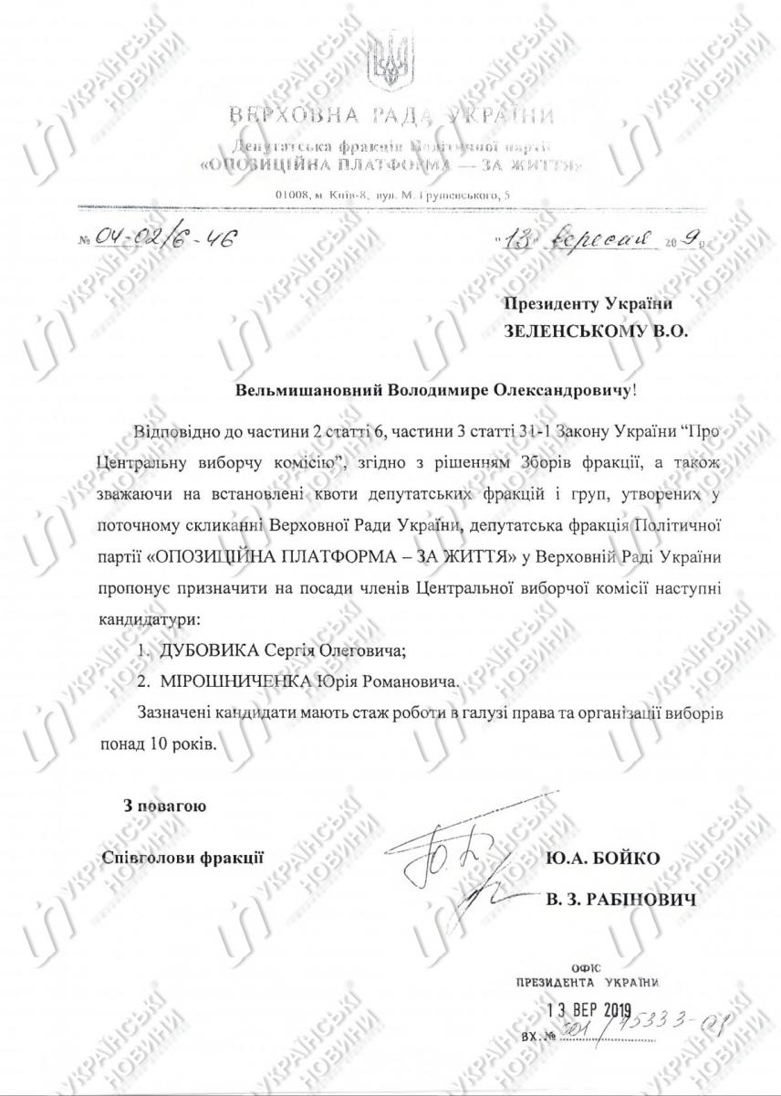 Стали известны претенденты в новый состав Центризбиркома