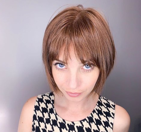 Каре с челкой 2019-2020