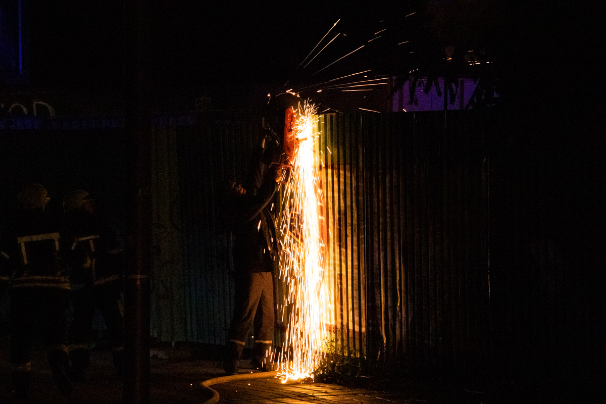 Пожар на Почтовой площади ликвидирован в 06:20