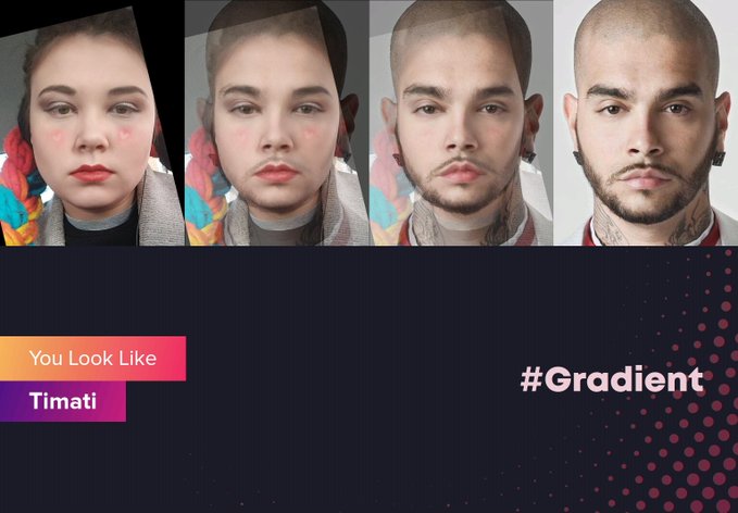 Приложение Gradient показывает, на кого из знаменитых людей вы похожи