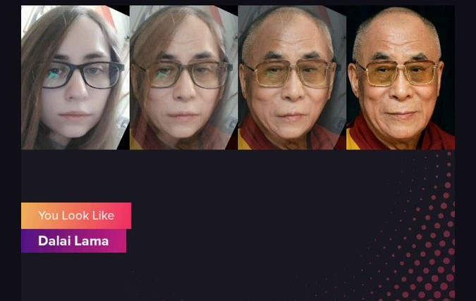 Приложение Gradient показывает, на кого из знаменитых людей вы похожи