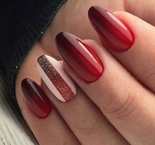 Маникюр градиент осень 2019