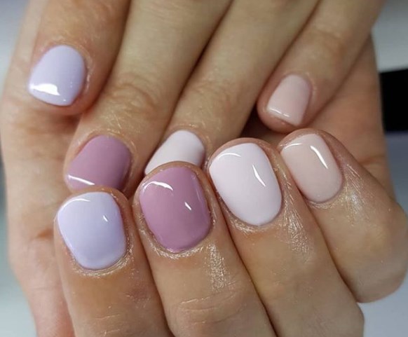 Маникюр градиент осень 2019