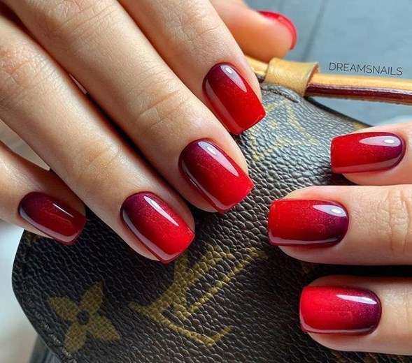 Маникюр градиент осень 2019