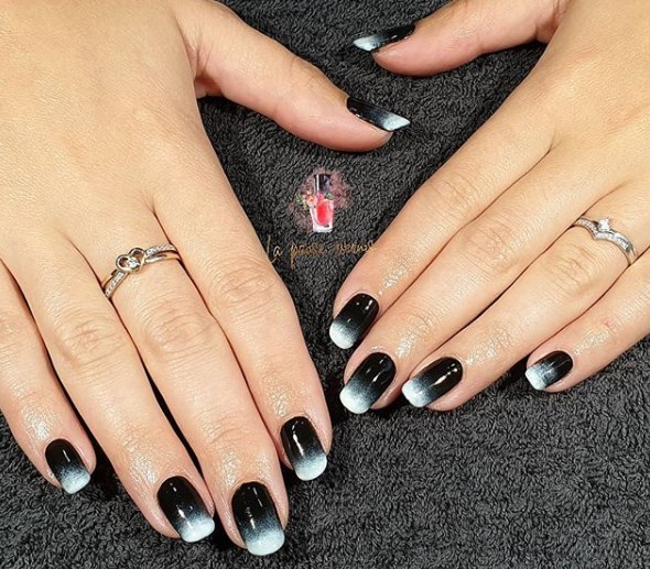 Маникюр градиент осень 2019