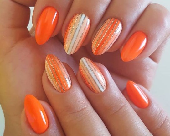 Маникюр градиент осень 2019