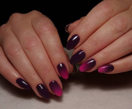 Маникюр градиент осень 2019