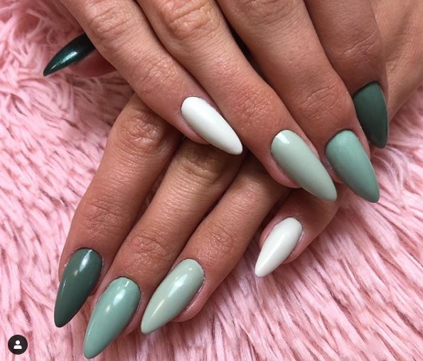 Маникюр градиент осень 2019