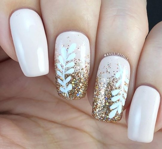 Маникюр градиент осень 2019