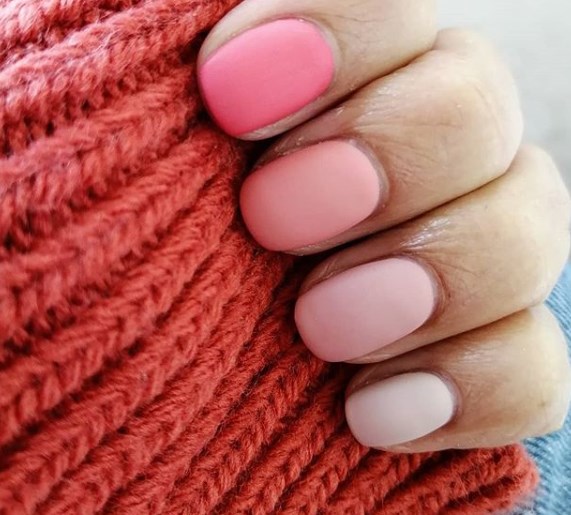 Маникюр градиент осень 2019