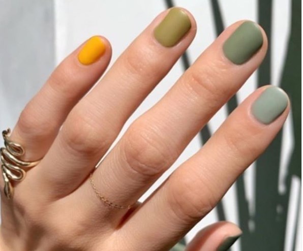 Маникюр градиент осень 2019