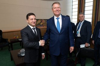 Владимир Зеленский и Клаус Йоганнисон Владимир Зеленский и Клаус Йоганнисон