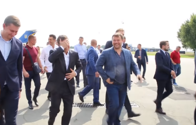 Владимир Зеленский и Андрей Богдан / скриншот