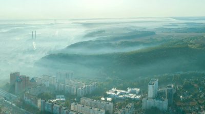 "Сайлент Хилл отдыхает": город под Киевом погрузился в дым и тошнотворную вонь, жуткие фото