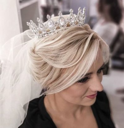 Модные свадебные прически - самые красивые прически на свадьбу из Instagram - 49 фото