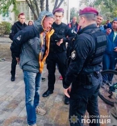Полицейские задержали эксгибициониста / facebook.com/UA.KyivPolice