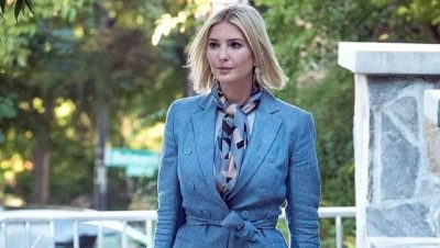"И у них отопление еще не включили": Иванка Трамп "забыла" надеть под блузку бюстгальтер