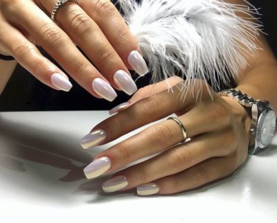 Жемчужный маникюр осень 2019: новые идеи элегантного дизайна для ногтей - фото