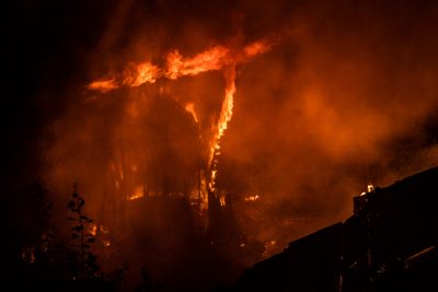 Пожар на Почтовой площади ликвидирован в 06:20