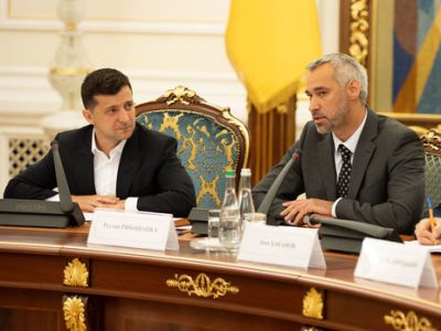 Владимир Зеленский и Руслан Рябошапка