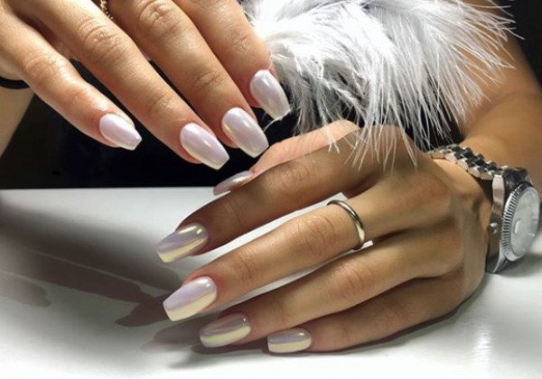 Жемчужный маникюр осень 2019: новые идеи элегантного дизайна для ногтей - фото
