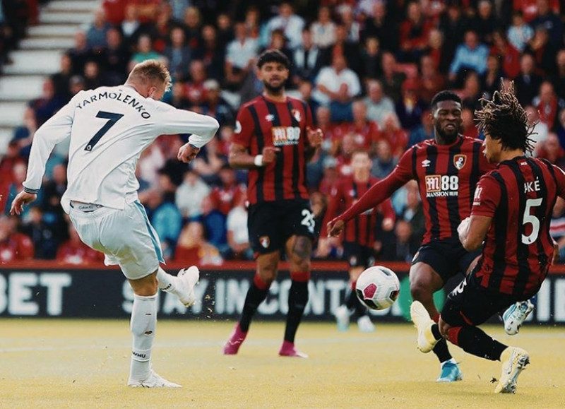 Эффектный удар с разворота: Ярмоленко снова отличился красивым голом в АПЛ