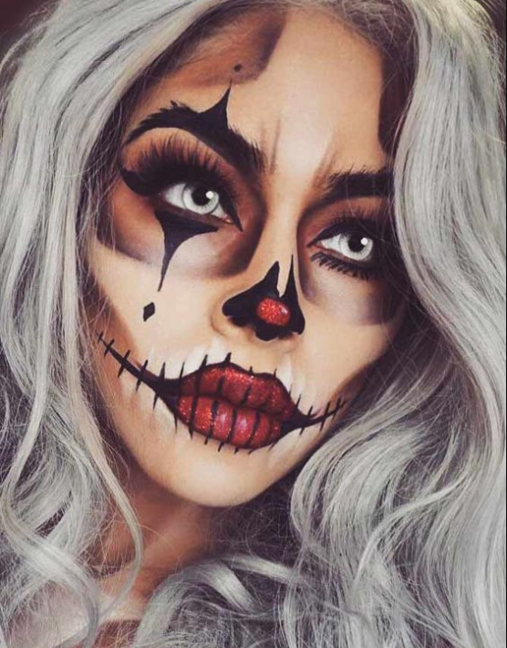 мейкап на хэллоуин