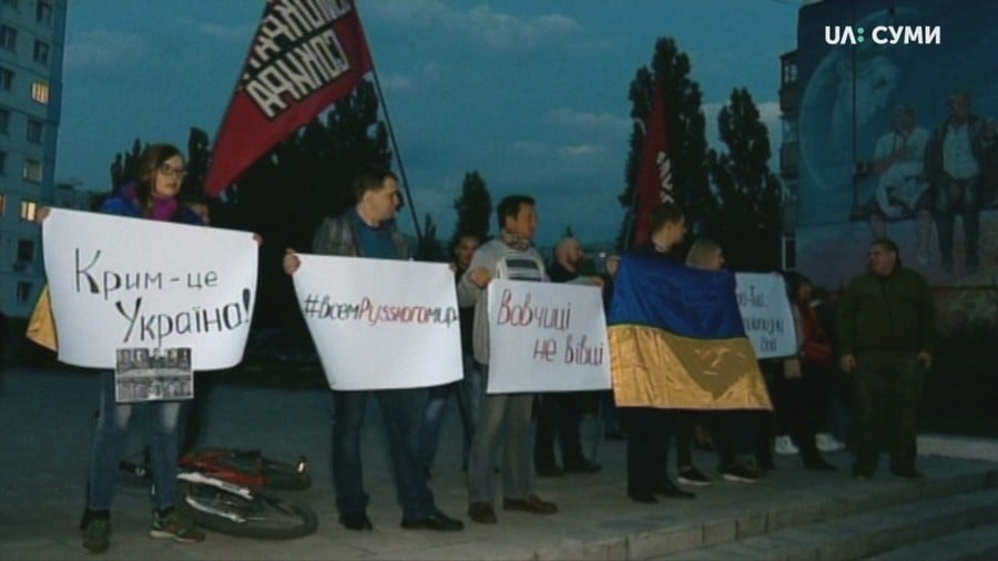 Протест на концерте Винника Протест на концерте Винника