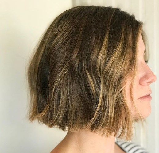 Тупой боб - модная стрижка 2019