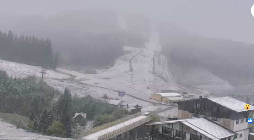 Снег в Буковеле