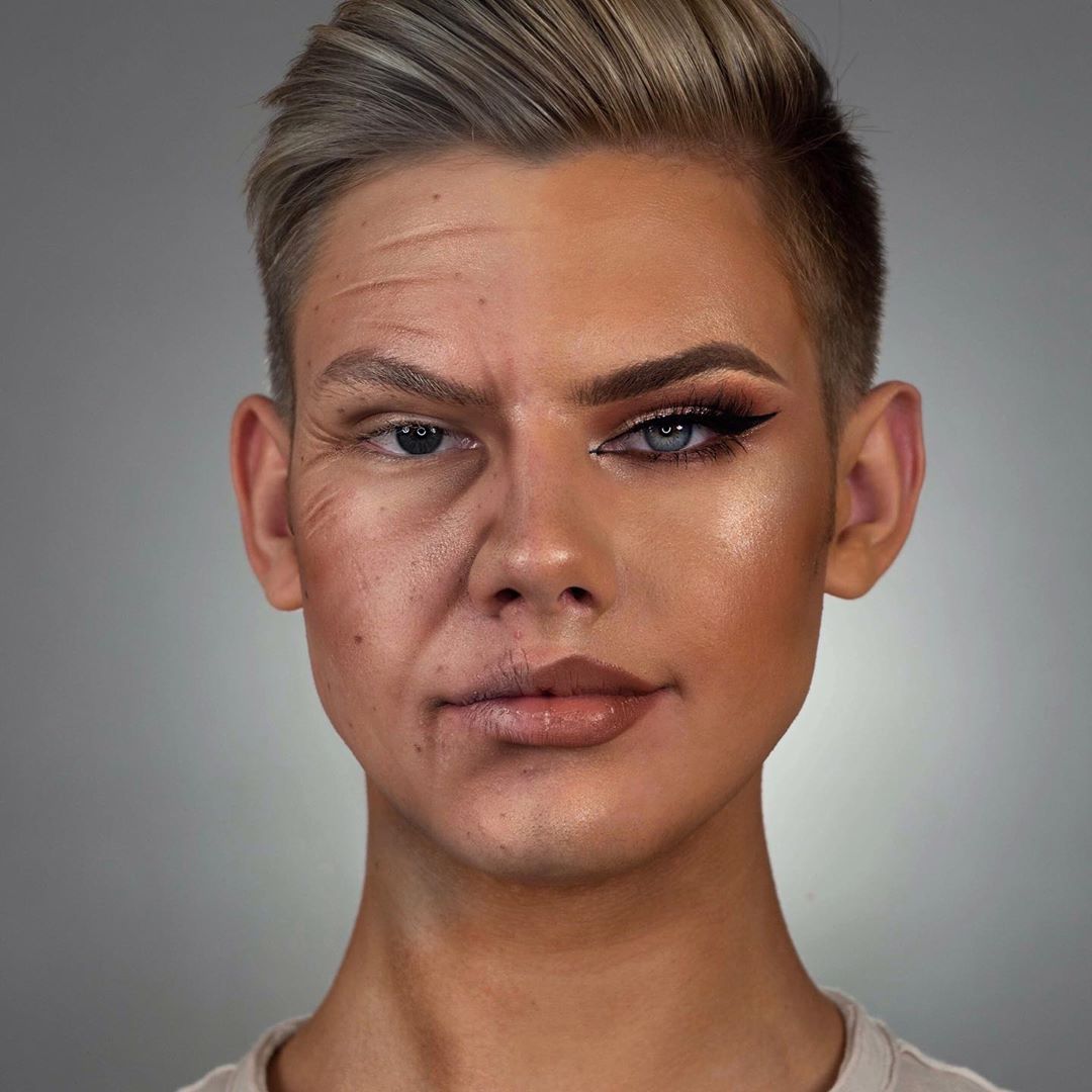 Макияж Хэллоуин 2019 мужской