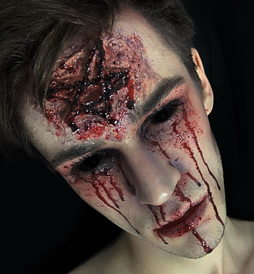 Макияж Хэллоуин 2019 мужской