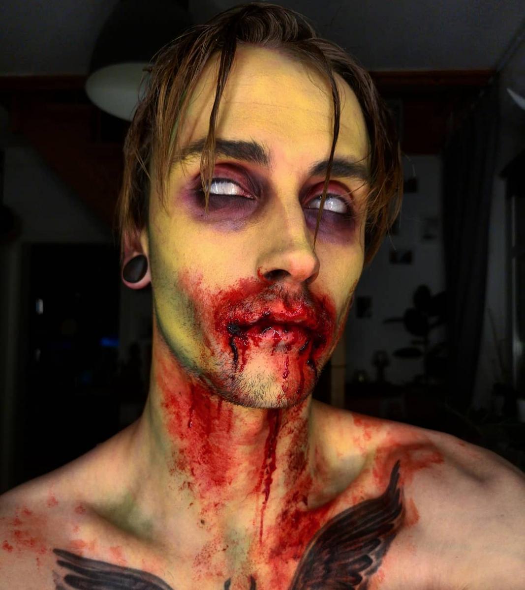 Макияж Хэллоуин 2019 мужской