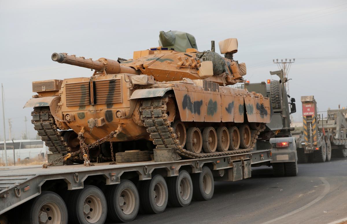 Турецкие войска вторглись в северные районы Сирии