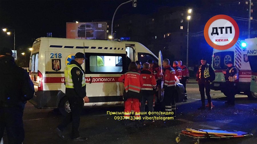 ДТП со скорой в Киеве