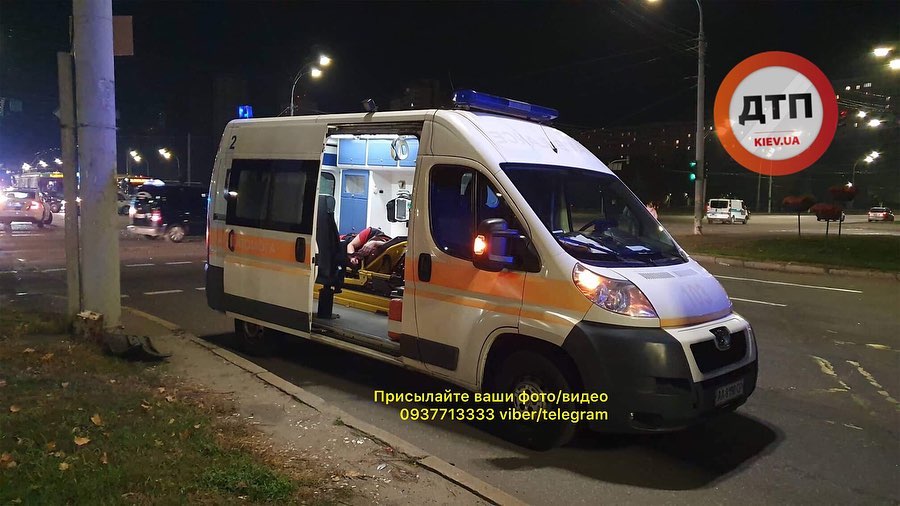 ДТП со скорой в Киеве