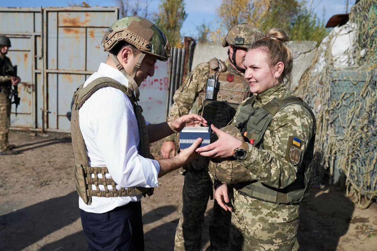 Зеленский на Донбассе