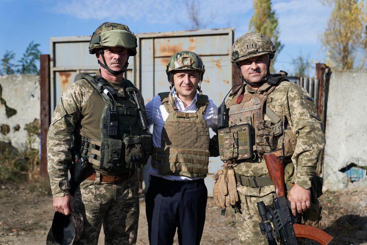 Зеленский на Донбассе